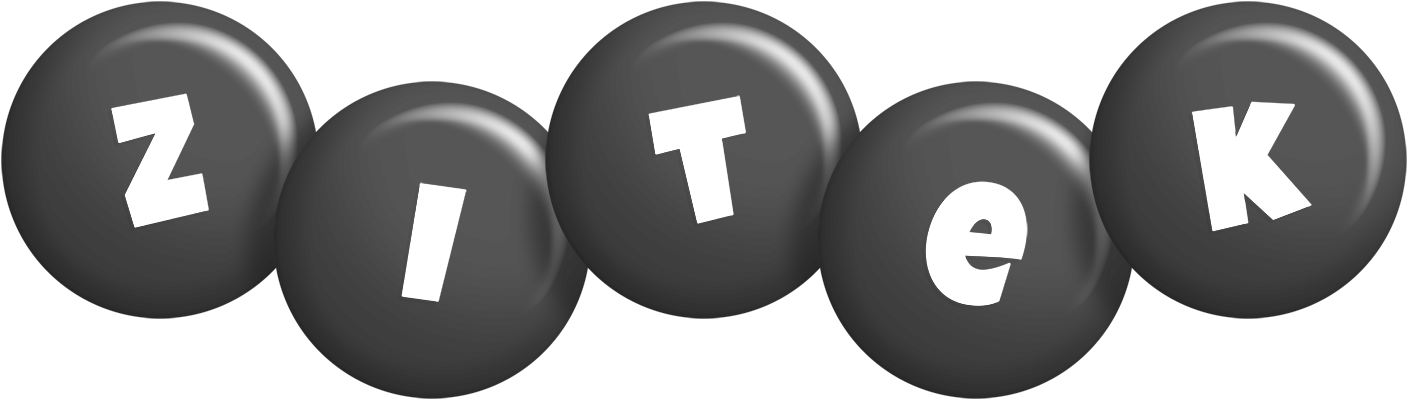 Zitek candy-black logo