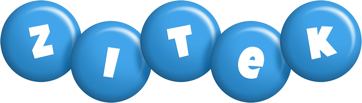 Zitek candy-blue logo