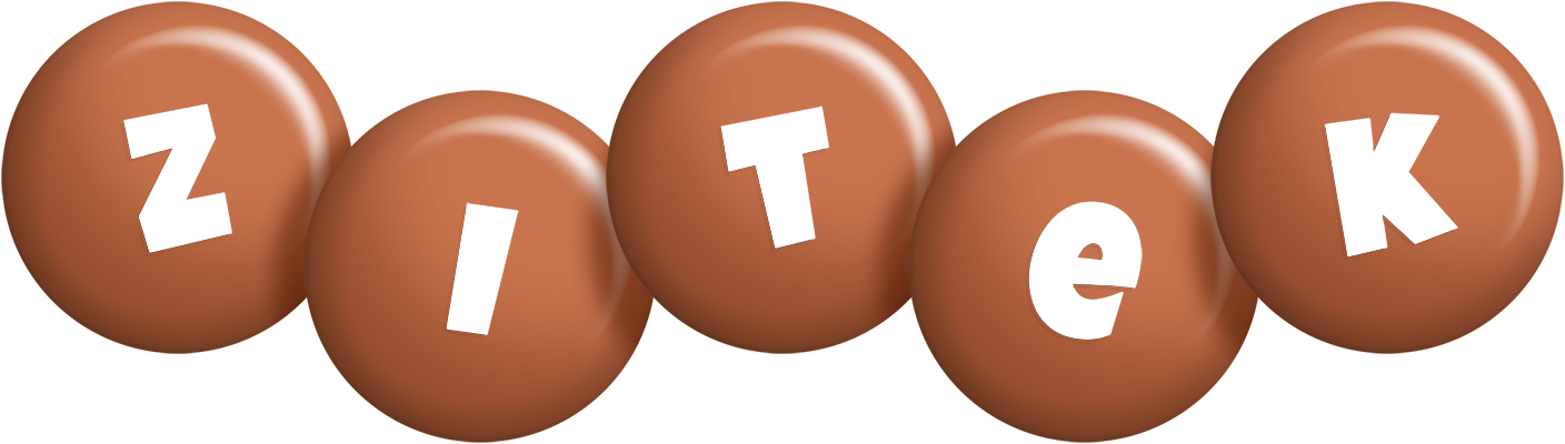 Zitek candy-brown logo
