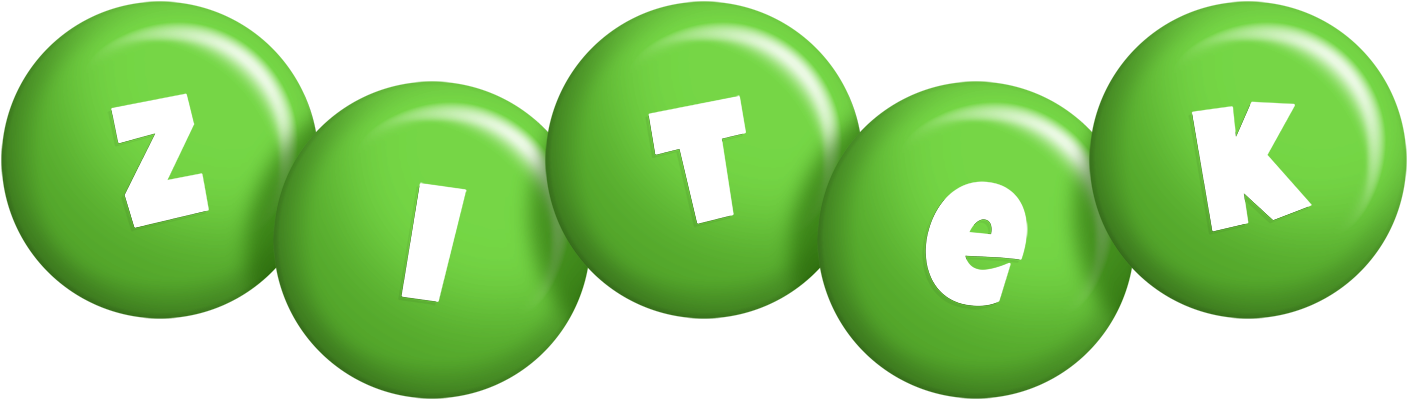 Zitek candy-green logo