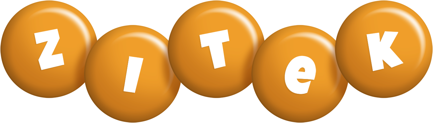 Zitek candy-orange logo
