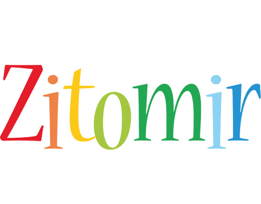 Zitomir birthday logo