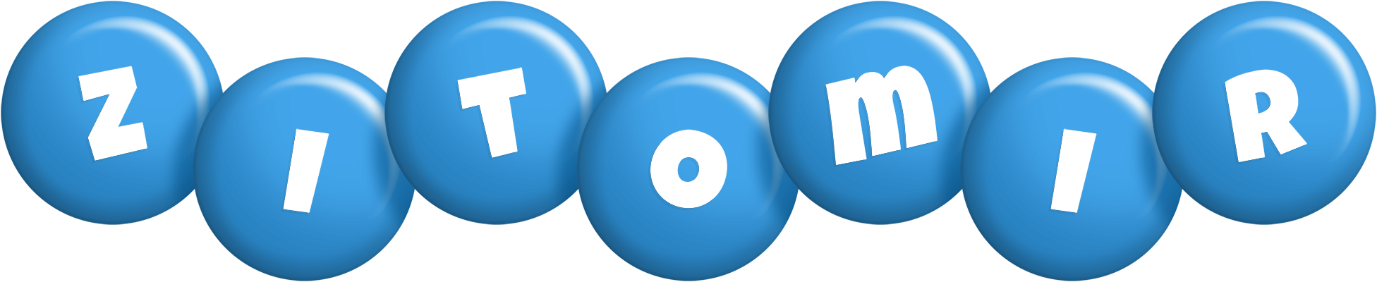 Zitomir candy-blue logo