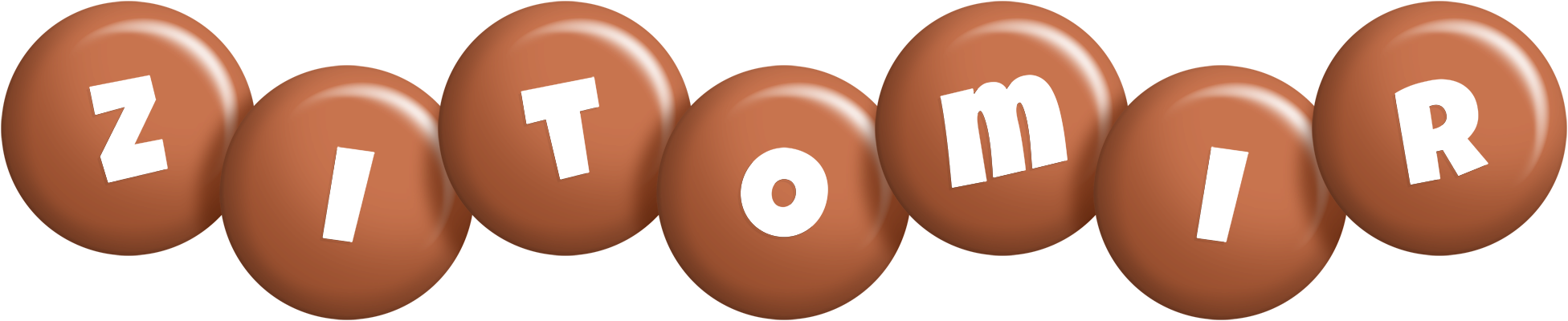 Zitomir candy-brown logo