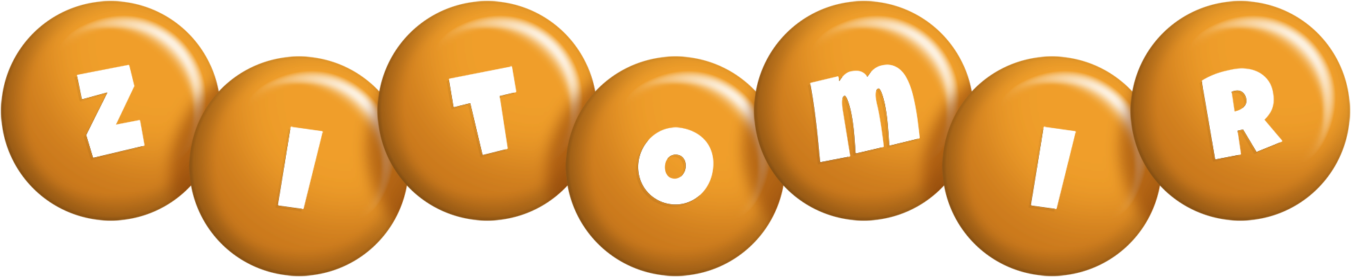 Zitomir candy-orange logo