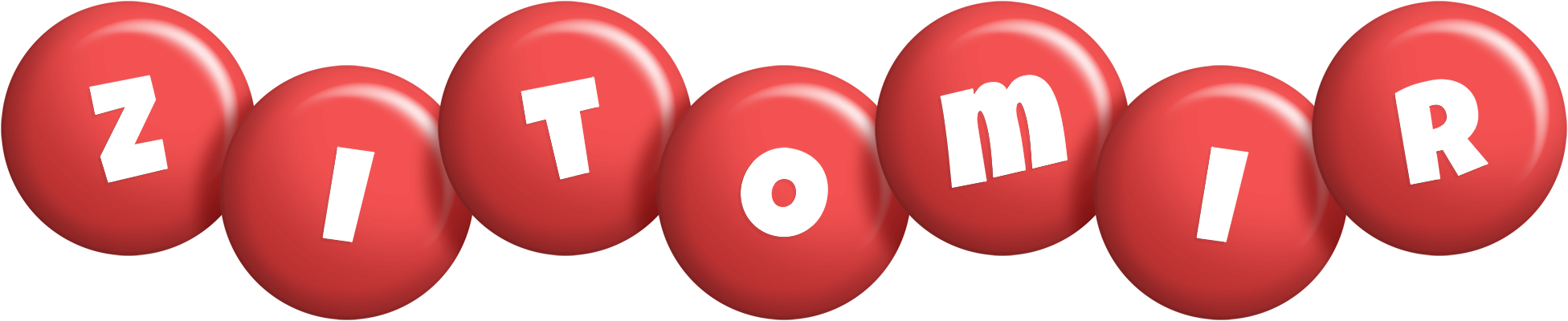 Zitomir candy-red logo
