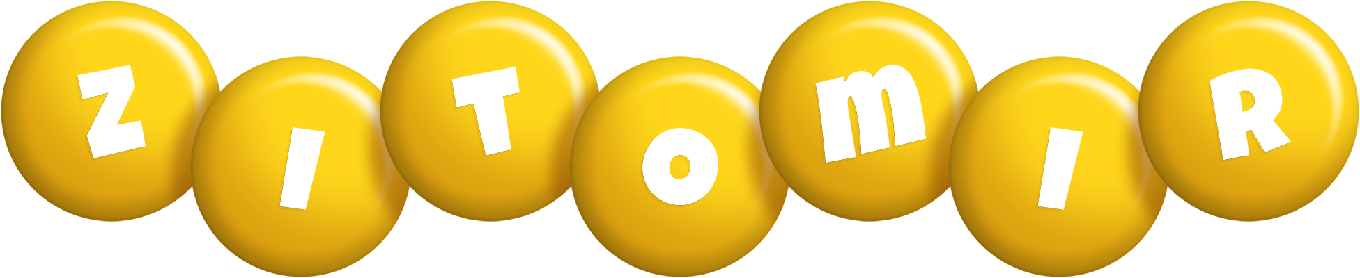 Zitomir candy-yellow logo