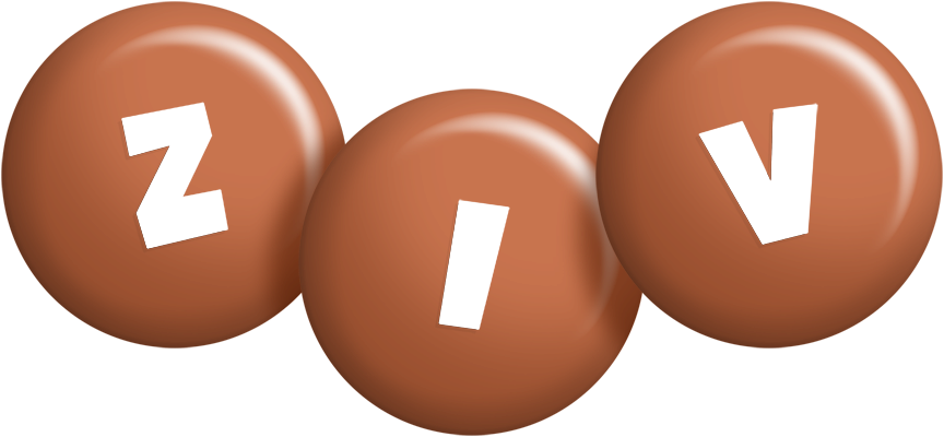 Ziv candy-brown logo
