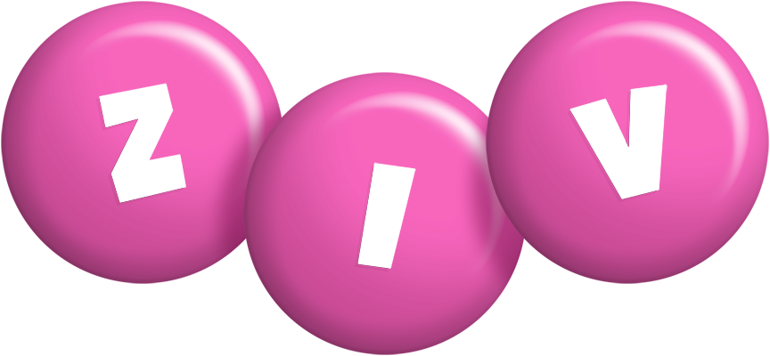 Ziv candy-pink logo