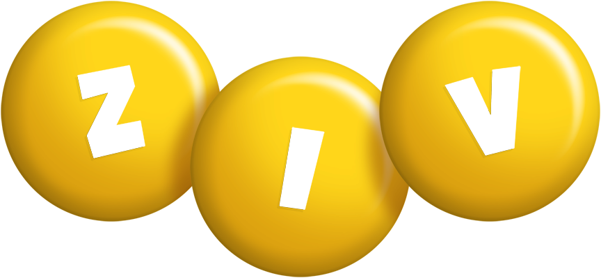 Ziv candy-yellow logo
