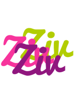 Ziv flowers logo