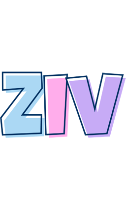 Ziv pastel logo