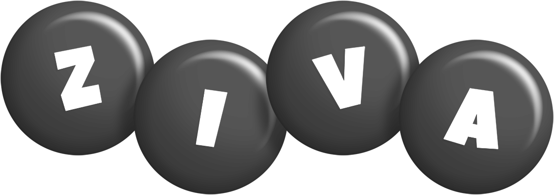Ziva candy-black logo