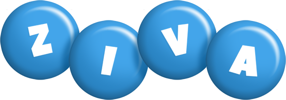 Ziva candy-blue logo