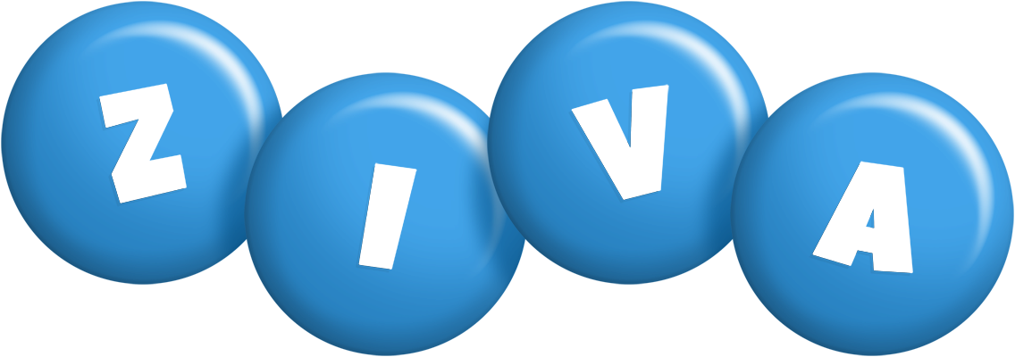 Ziva candy-blue logo