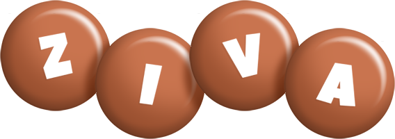 Ziva candy-brown logo