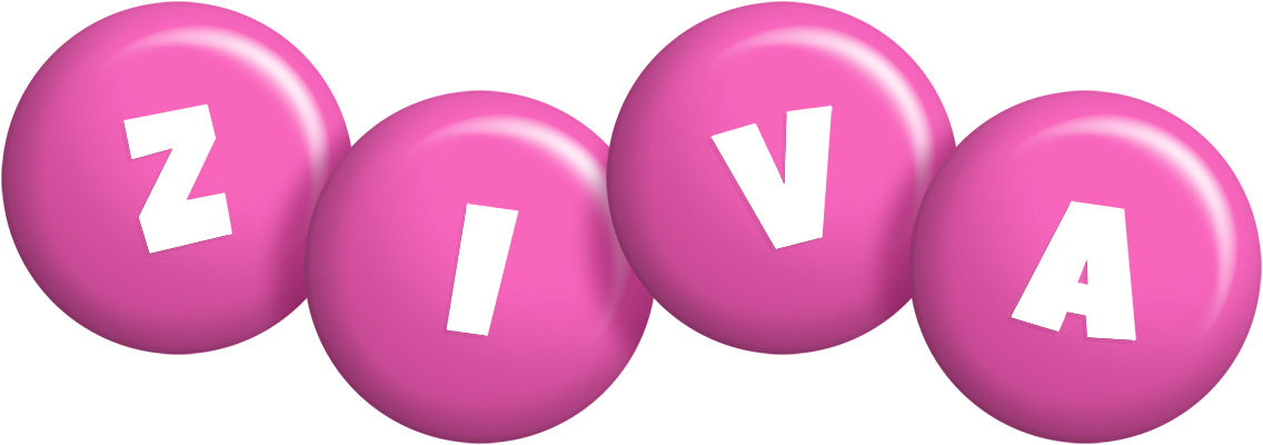 Ziva candy-pink logo