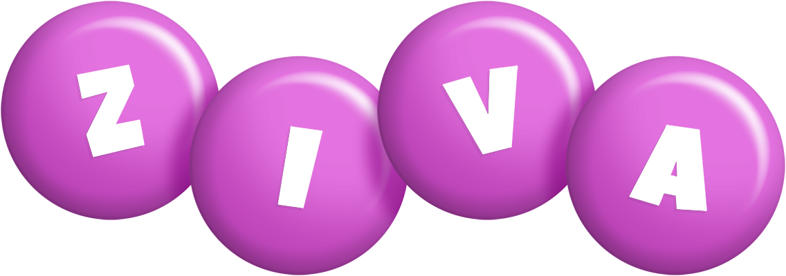 Ziva candy-purple logo