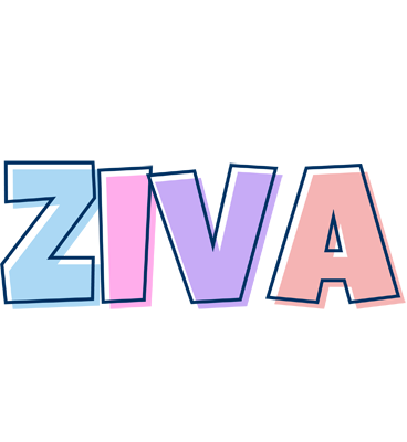 Ziva pastel logo
