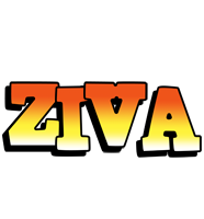 Ziva sunset logo