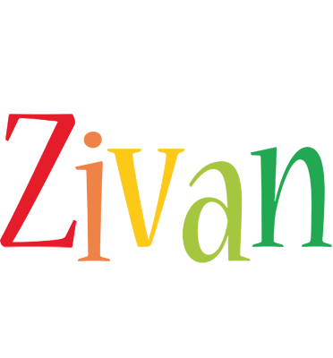 Zivan birthday logo