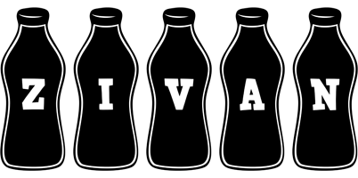 Zivan bottle logo