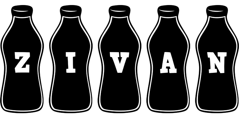 Zivan bottle logo