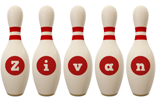 Zivan bowling-pin logo