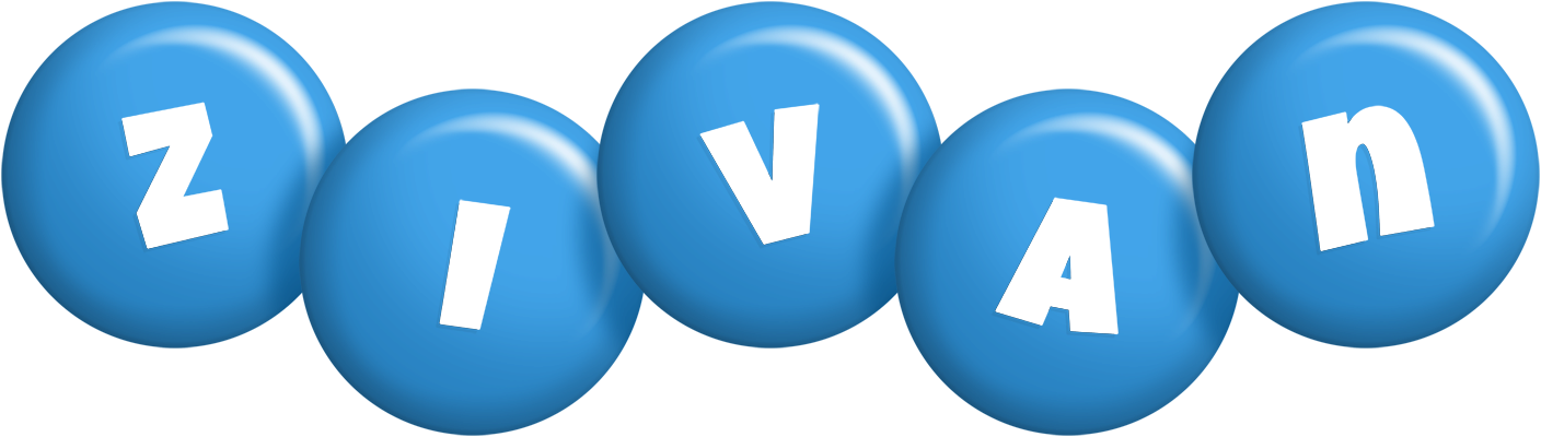 Zivan candy-blue logo