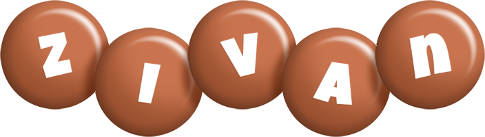 Zivan candy-brown logo