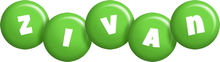 Zivan candy-green logo