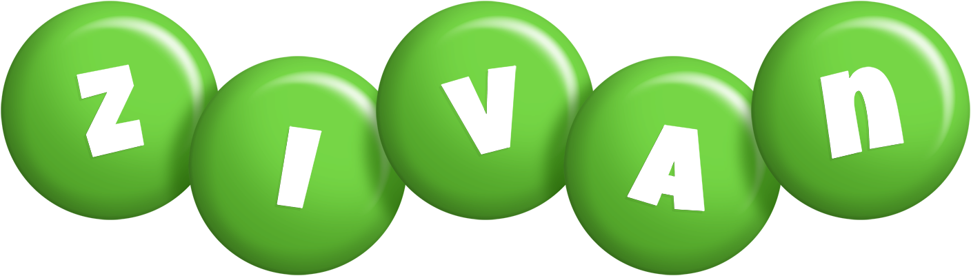 Zivan candy-green logo