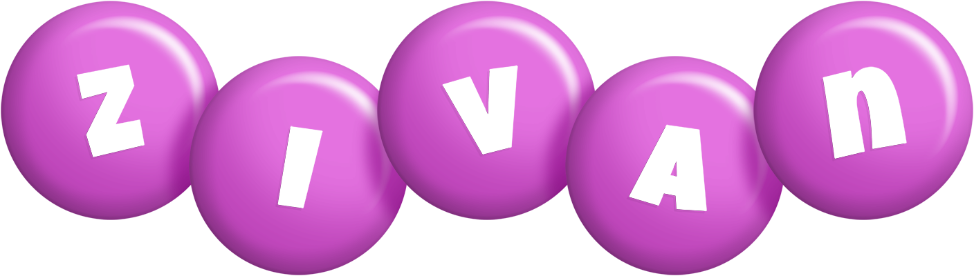 Zivan candy-purple logo