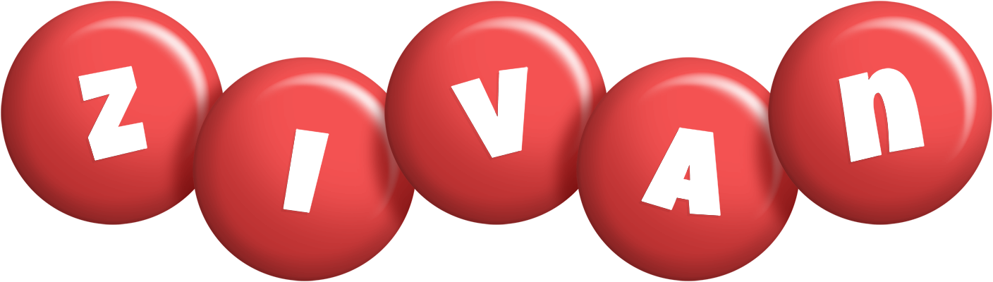 Zivan candy-red logo