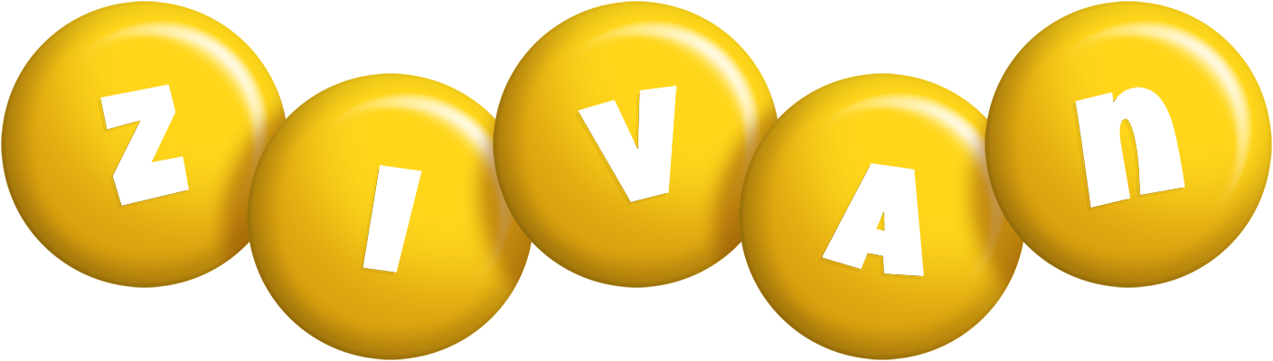 Zivan candy-yellow logo