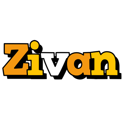 Zivan cartoon logo