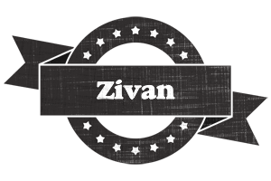 Zivan grunge logo