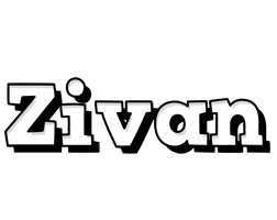 Zivan snowing logo