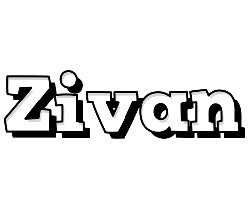 Zivan snowing logo