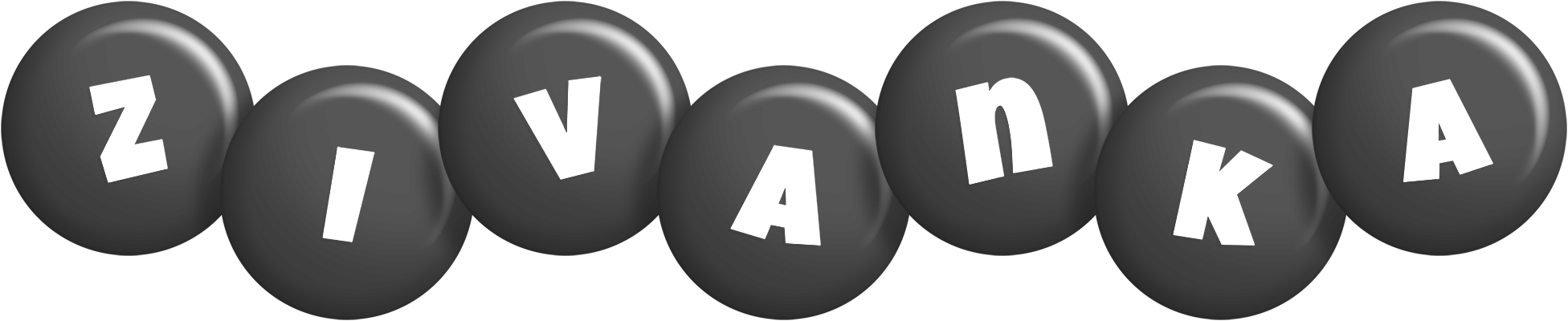 Zivanka candy-black logo