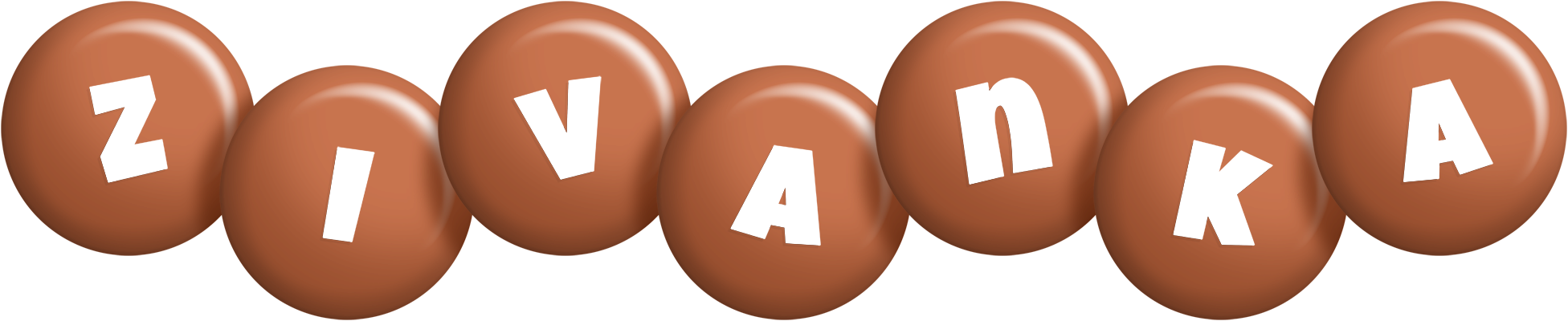 Zivanka candy-brown logo