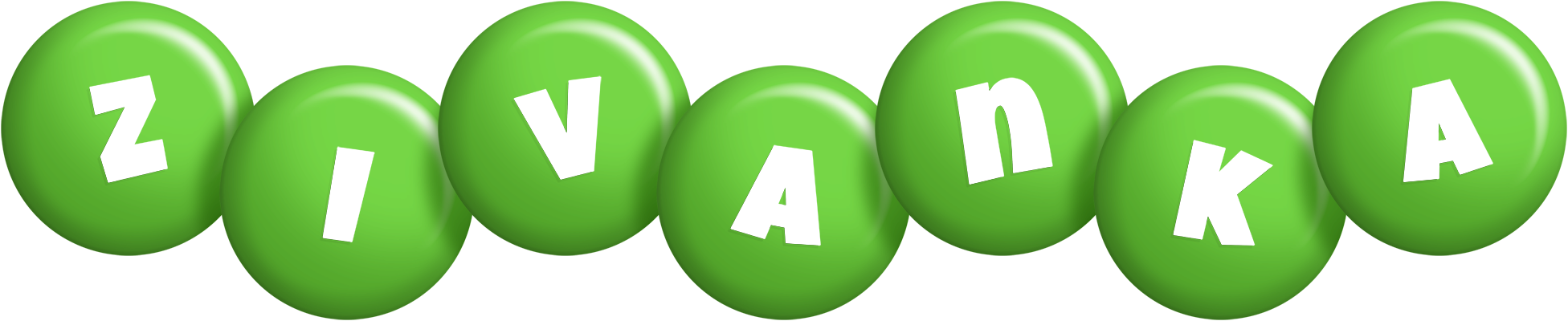 Zivanka candy-green logo