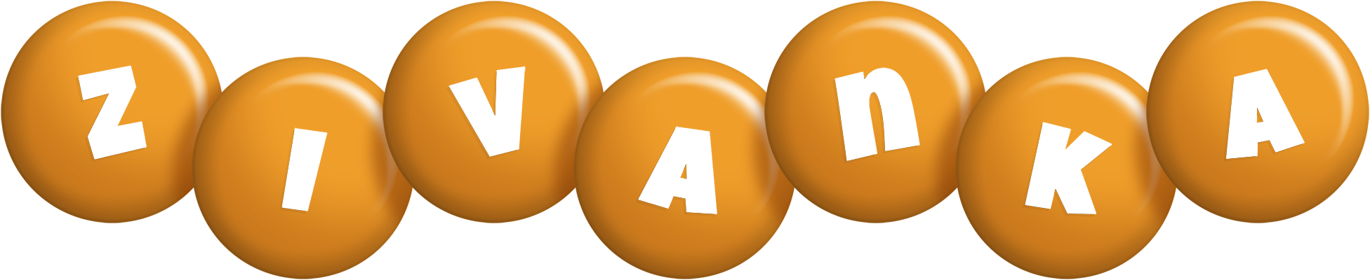 Zivanka candy-orange logo