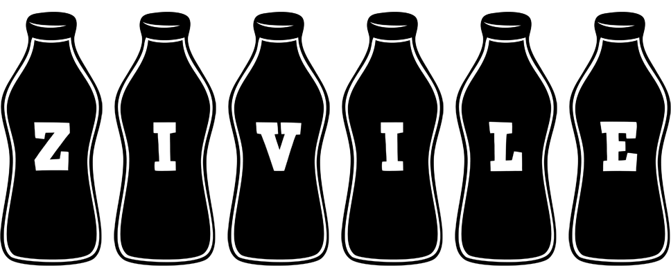 Zivile bottle logo