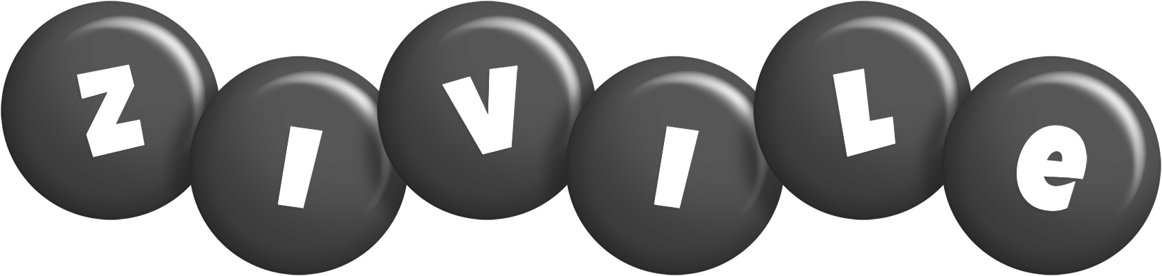 Zivile candy-black logo