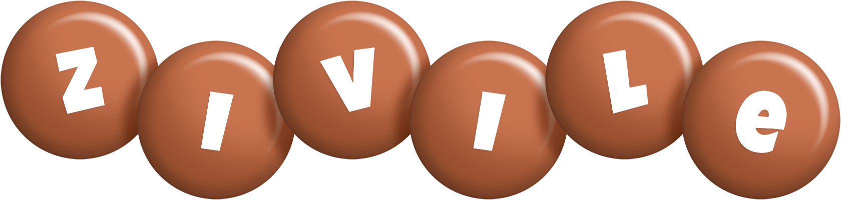 Zivile candy-brown logo