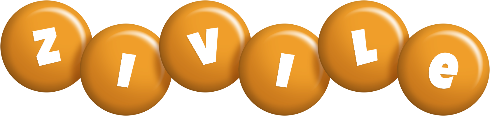 Zivile candy-orange logo