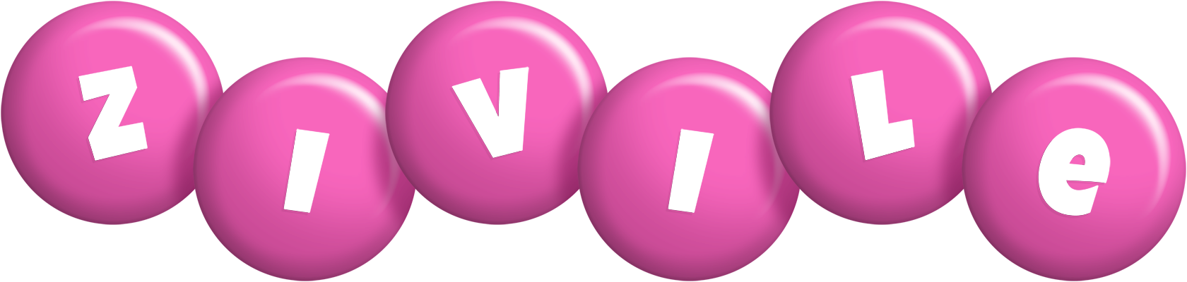 Zivile candy-pink logo