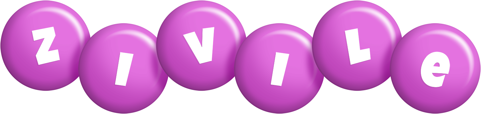 Zivile candy-purple logo