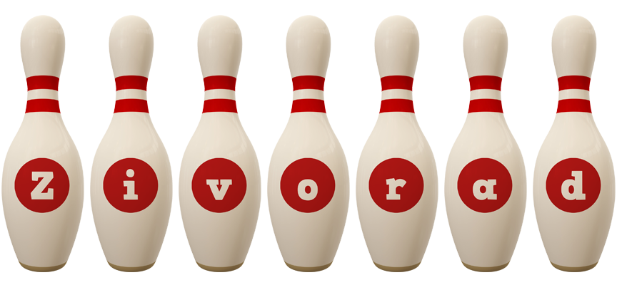 Zivorad bowling-pin logo